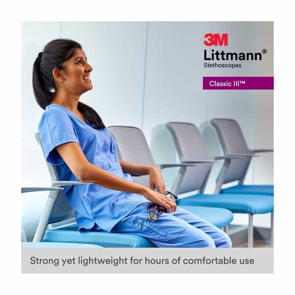 3M Littmann Stethoscope Classic Iii: All Black Edition 5803