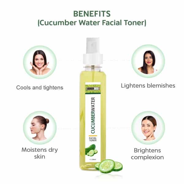 Indus Valley Organic Ayurveda Fresh Aloe Vera & Cucumber Water Pore Tightening Skin Toner 250 Ml