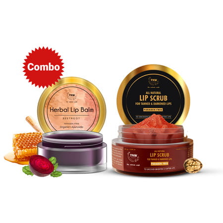 Tnw-The Natural Wash Lip Balm & Lip Scrub Combo