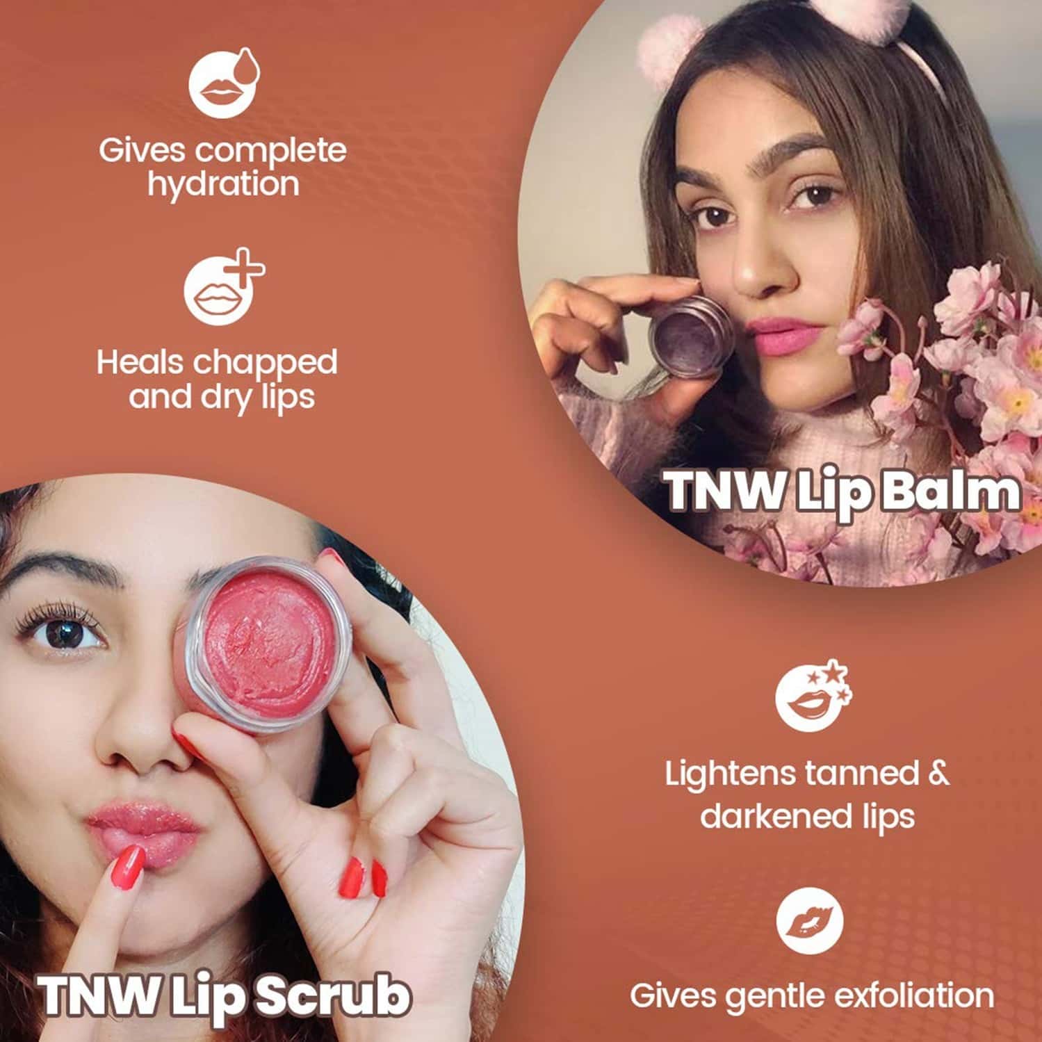 Buy TNW THE NATURAL WASH LIP BALM & LIP SCRUB COMBO Online & Get Upto