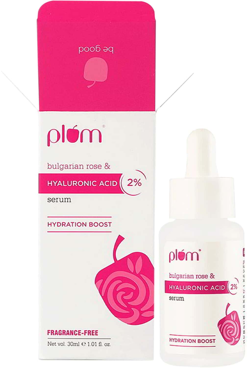 Plum 2% Hyaluronic Acid Serum With Bulgarian Rose - 30 Ml