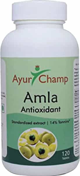 Ayur Champ Amla 120 Tablets- Pack Of 5