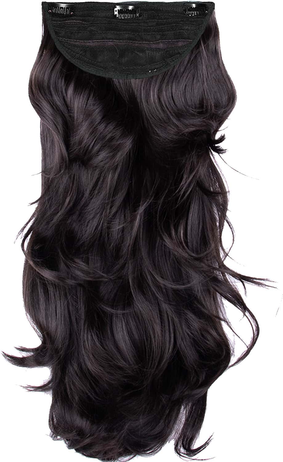 Streak Street Clip-In 18" Out Curl Dark Brown Hair Extensions