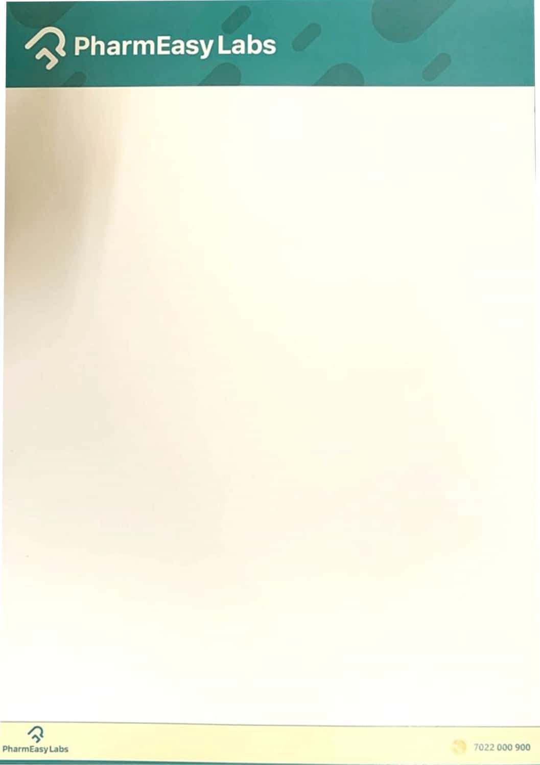 Letter Head (Pharmeasy) Pack Of 100 Letter Head