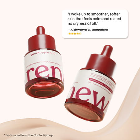 Yourhappyskin Renew Face Serum | Advanced Wrinkle Repair & Firmness | Skin Renewal 30 Ml