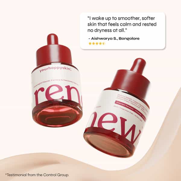 Yourhappyskin Renew Face Serum | Advanced Wrinkle Repair & Firmness | Skin Renewal 30 Ml