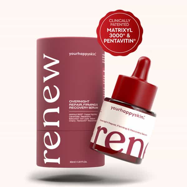 Yourhappyskin Renew Face Serum | Advanced Wrinkle Repair & Firmness | Skin Renewal 30 Ml