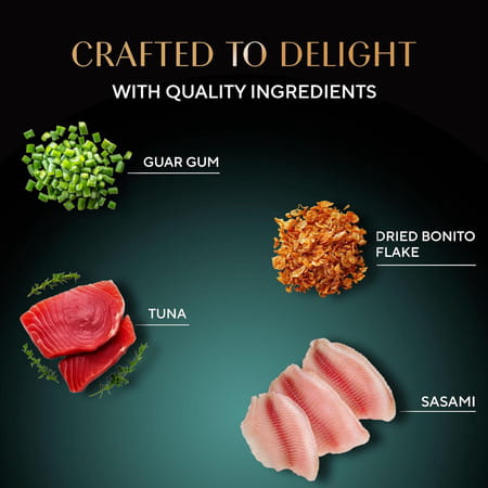 Sheba Rich Premium Adult (1+ Years) Wet Cat Food | Fish With Sasami Flavour | 12 X 35 G