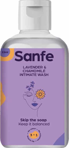 Sanfe Lavender And Chamomile Intimate Wash - 15Ml
