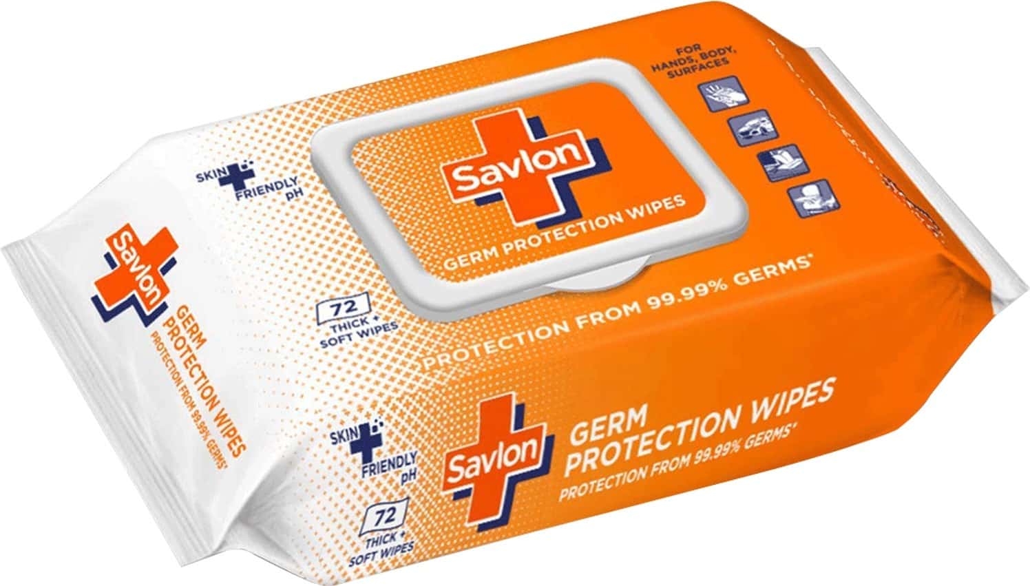 Savlon Germ Protection Wet Wipes Pack Of 72