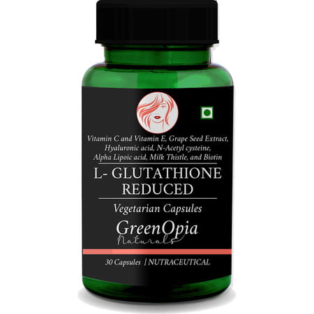 Greenopia L-Glutathione Reduced Capsules 30 Vegetarian Capsules