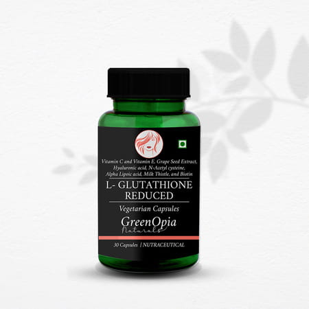 Greenopia L-Glutathione Reduced Capsules 30 Vegetarian Capsules