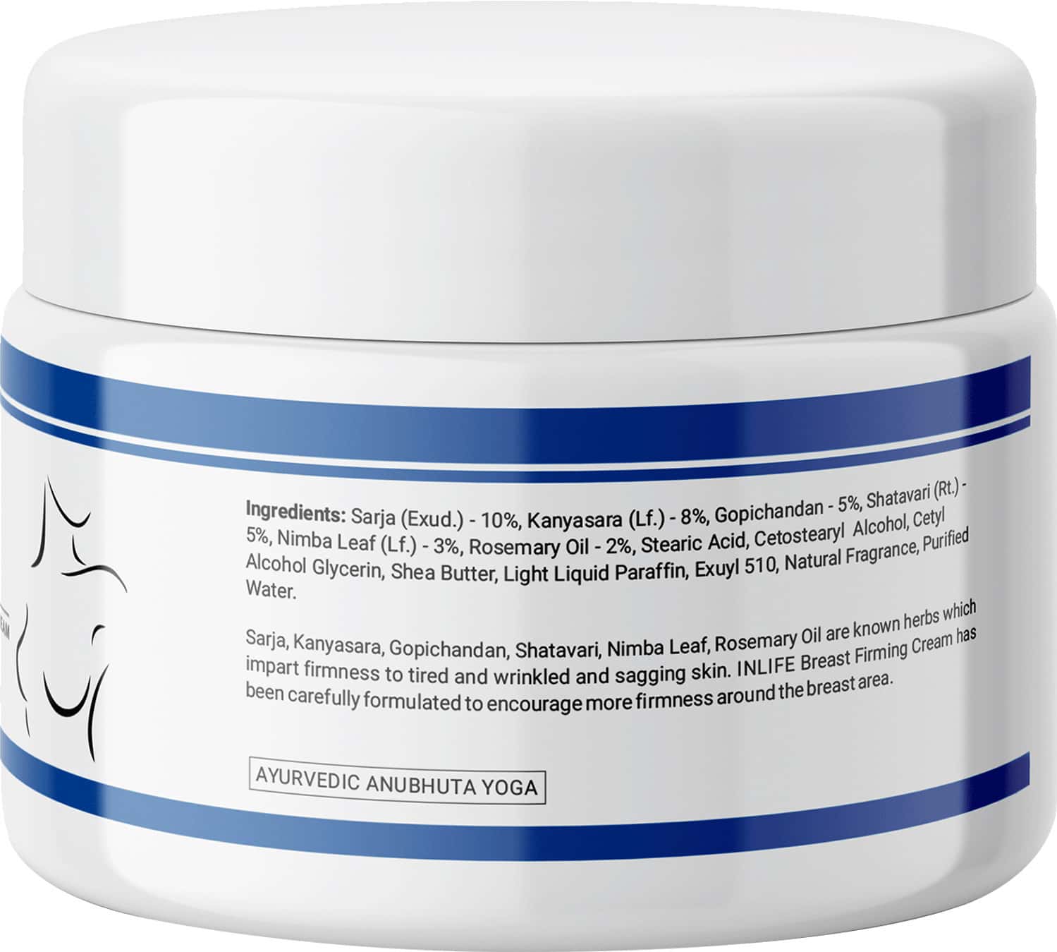 Buy INLIFE NATURAL BREAST FIRMING MASSAGE CREAM 100G FOR BREAST SHAPING