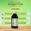 Arogya Tulsi Cough Syrup 100 Ml | Cough & Throat Irritation | Non Drowsy (Pack Of 4)