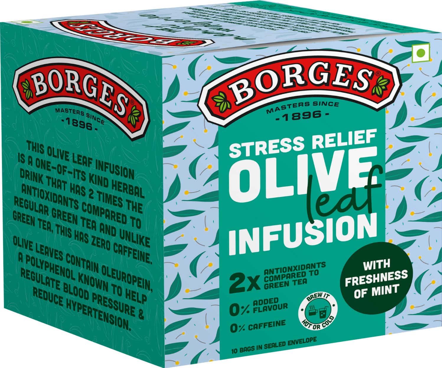 Buy OLIVE LEAF INFUSION MINT 1X10 BAGS Online & Get Upto 60 OFF at PharmEasy