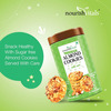 Nourishvitals Sugar Free Almond Cookies No Added Sugar Heavenly Bites Source Of Protein Snack 120G