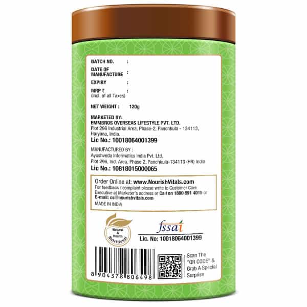 Nourishvitals Sugar Free Almond Cookies No Added Sugar Heavenly Bites Source Of Protein Snack 120G