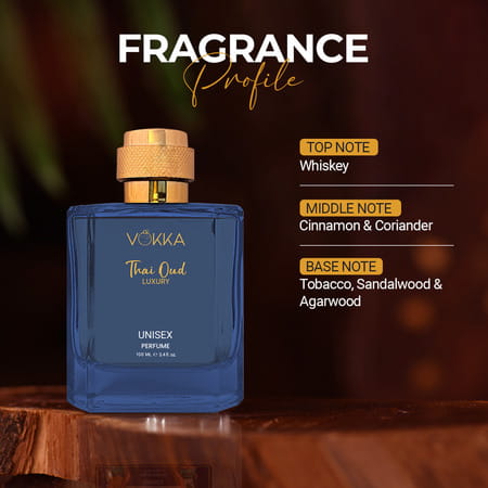 Vokka Thai Oud 100 Ml | Unisex Luxury Long Lasting Perfume For Men & Women | Edp Fragrance For Gift