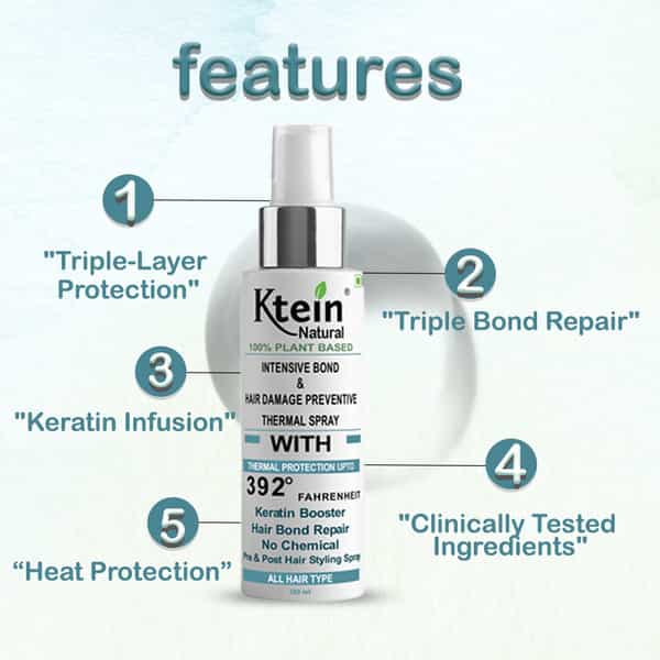 Ktein's Ultimate Triple Bond Hair Rescue Spray (100Ml)