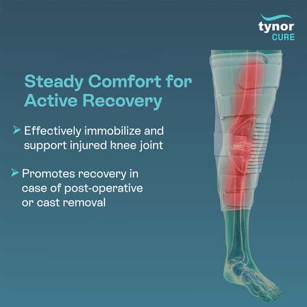 Tynor D13 Knee Immobilizer 14 Ch Large