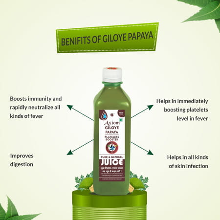 Axiom Giloye Papaya Juice-500ml
