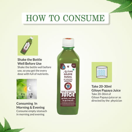 Axiom Giloye Papaya Juice-500ml