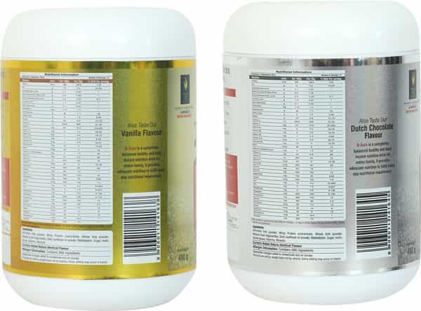 Bsure Sugar Chocolate&Vanilla Combo For A Life Without Health Limits Complete Nutritional Supplement