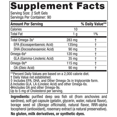 Nordic Naturals Complete Omega Junior | 283 Mg Fish Oil For Kids Epa & Dha Lemon Flavour 180 Softgel