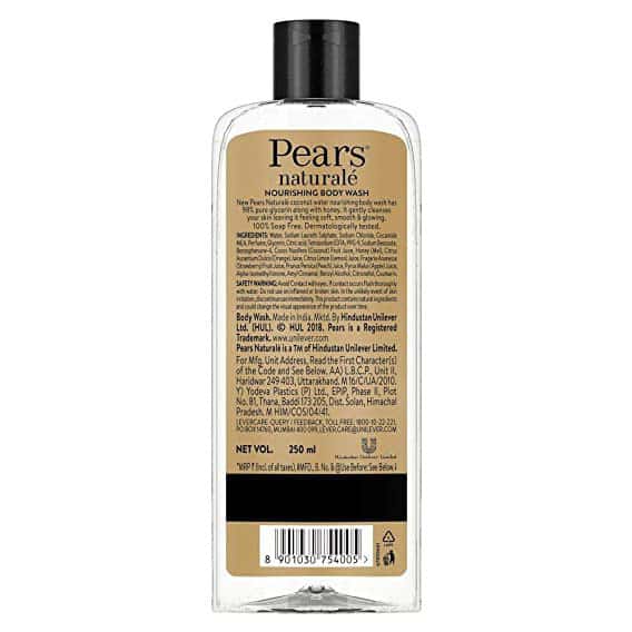 Pears Naturale Nourishing Coconut Water Bodywash 250 Ml