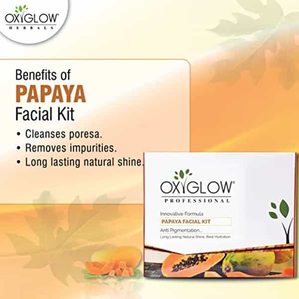 Oxyglow Herbals Papaya Facial Kit 260 Gram