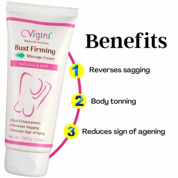 Vigini Breast Enlargement Bust Firming Tightening Oil Cream & Vaginal V Tightening Lubricant Lube 