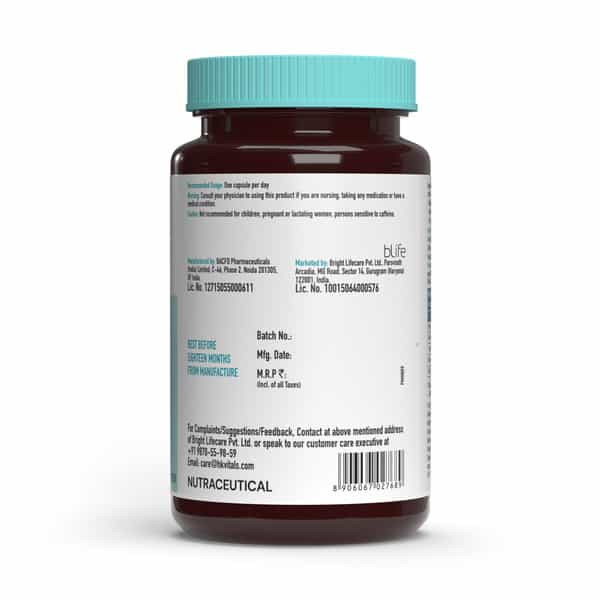Hk Vitals Caffeine 200Mg (90 No)