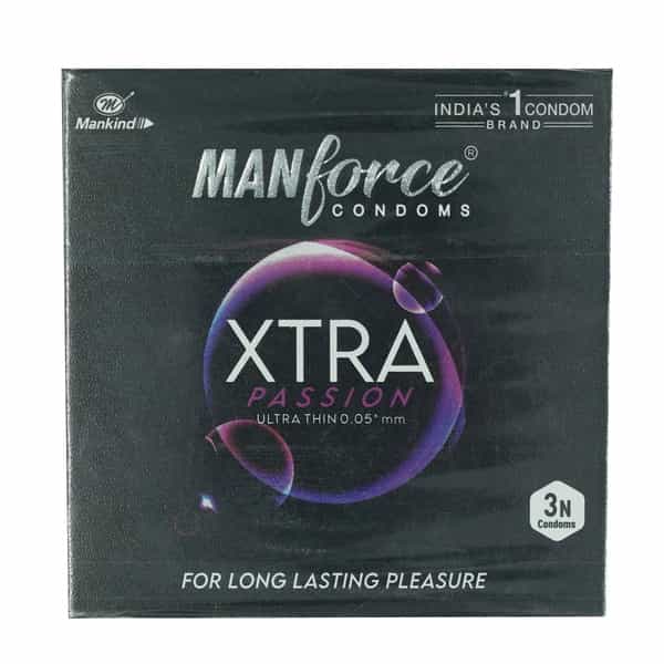 Manforce Xtra Passion Ultra Thin Condoms 3 No's