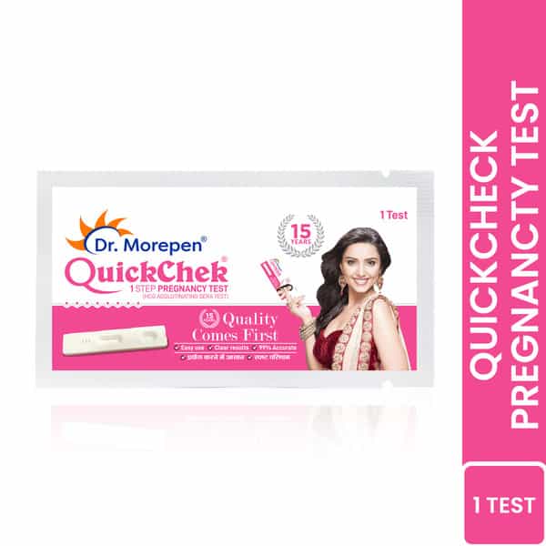 Dr. Morepen Quickchek Pregnancy Test Kit - Pack Of 3