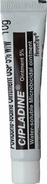 Cipladine 5% Oint 10Gm (Pack Of 12)