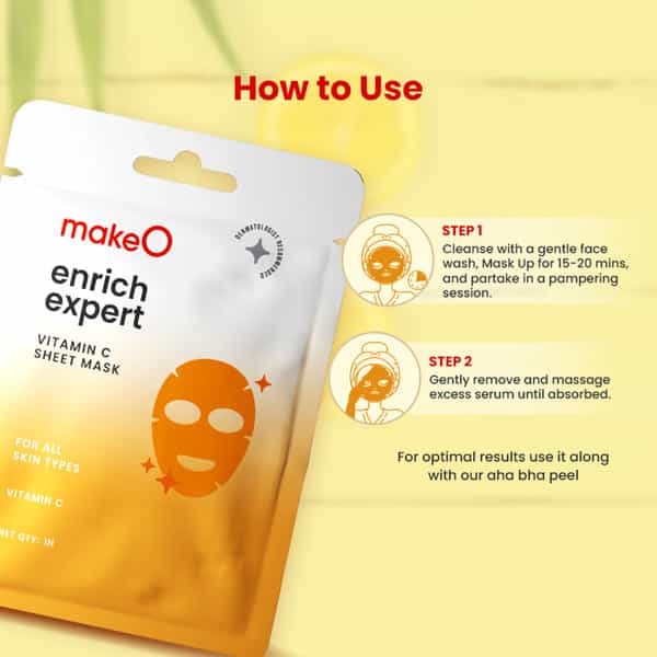 Make O Enrich Expert Vitamin C Sheet Mask 1 No's