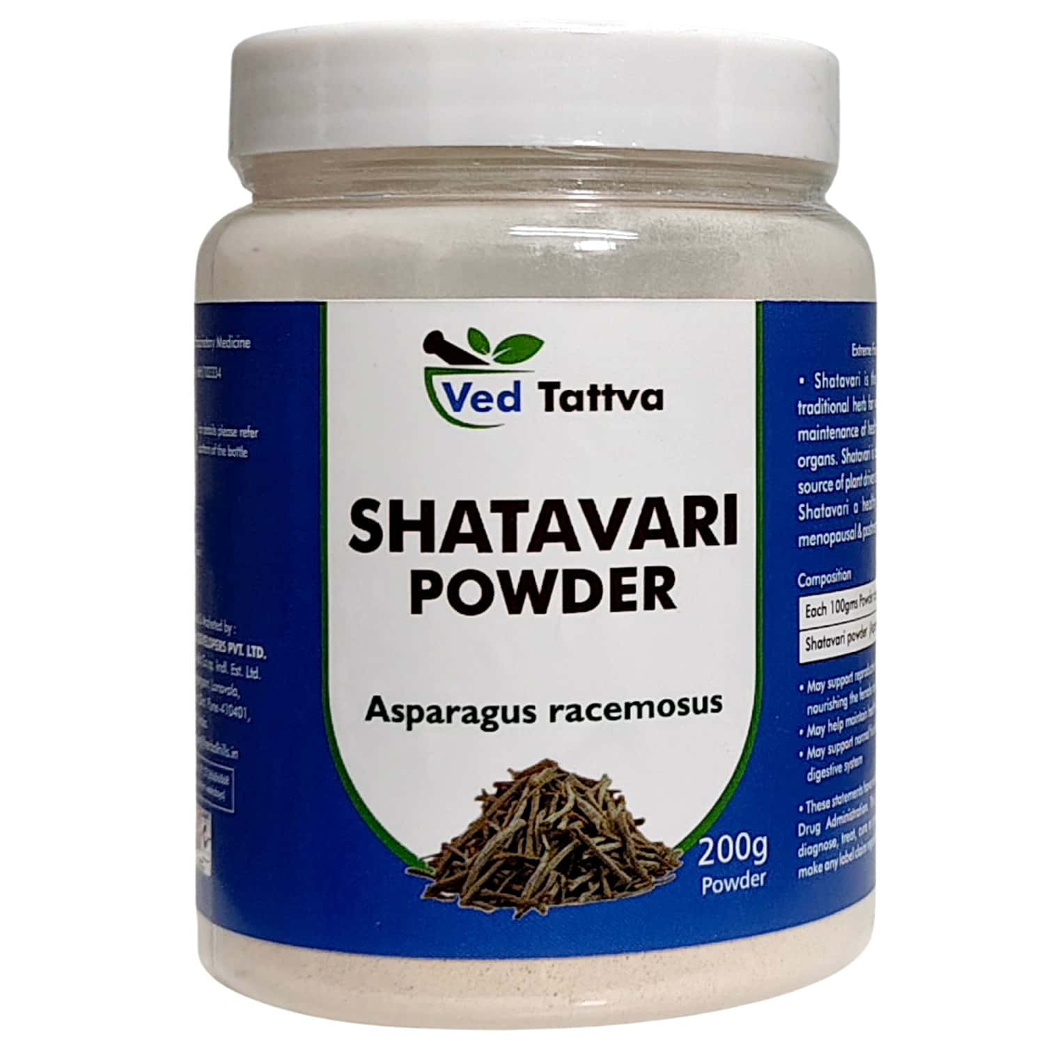 Ved Tattva Organic Shatavari Powder - 200gms