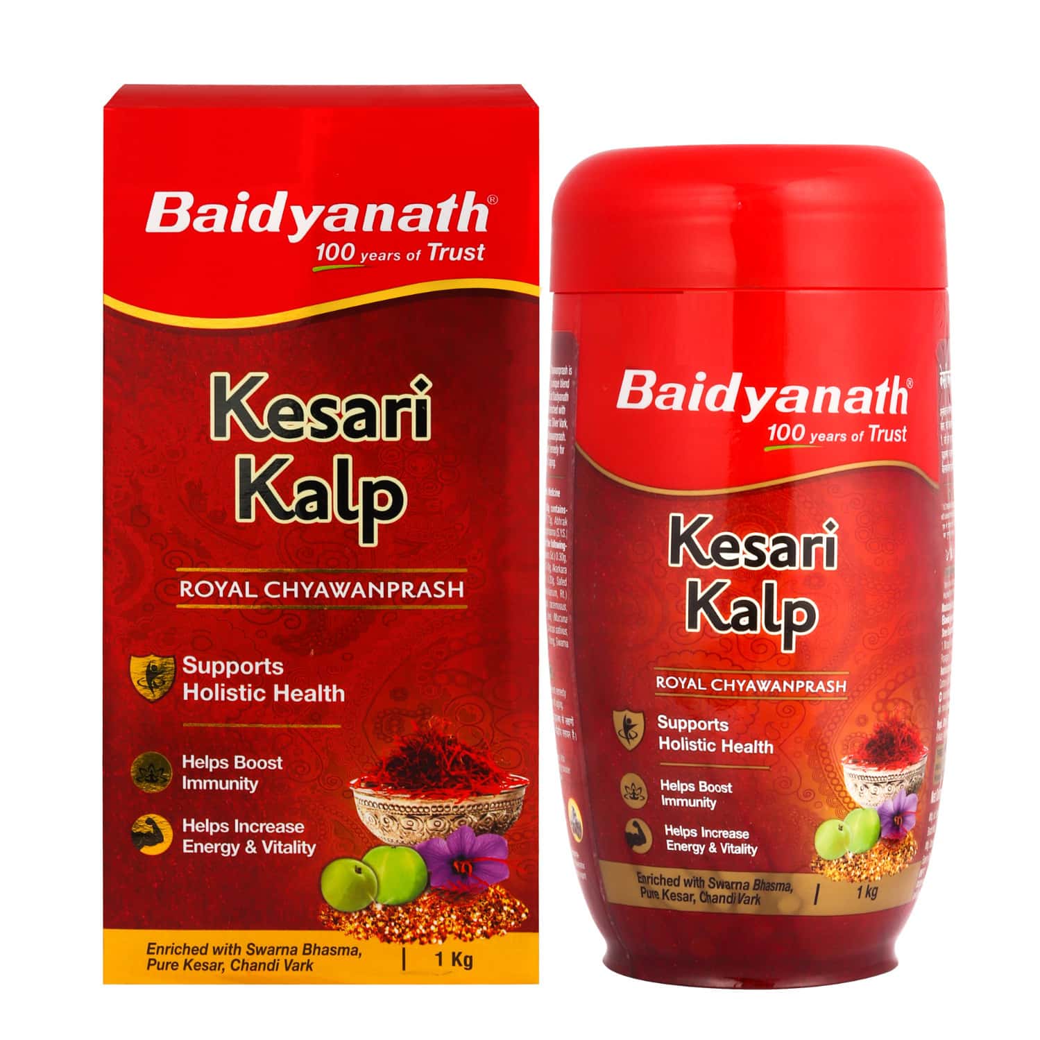 Baidyanath Ayurved Kesari Kalp Royal Chyawanprash 1kg | Immunity & Energy