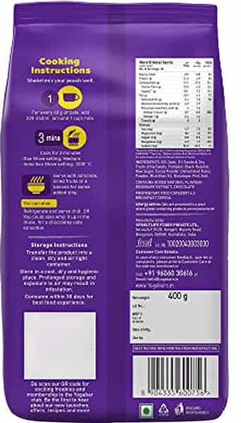 Yoga Bar Super Oatmeal - Dark Chocolate Oats 400 Gm