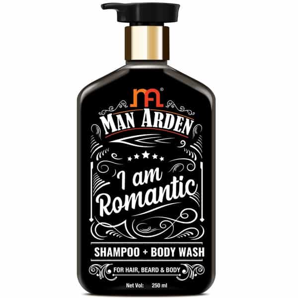 Man Arden I Am Romantic Shampoo + Body Wash No Sulphate No Paraben 250 Ml