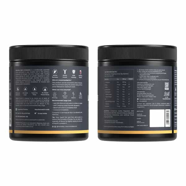 Nutrabay Gold L-Glutamine Supplement Powder - 180G | Cola Flavor | Post Workout Amino Acid