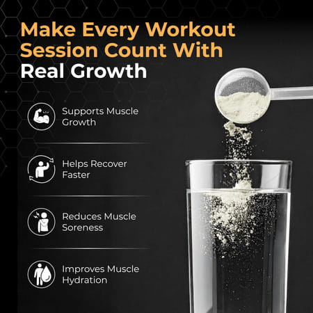 Nutrabay Gold L-Glutamine Supplement Powder - 180g | Cola Flavor | Post Workout Amino Acid