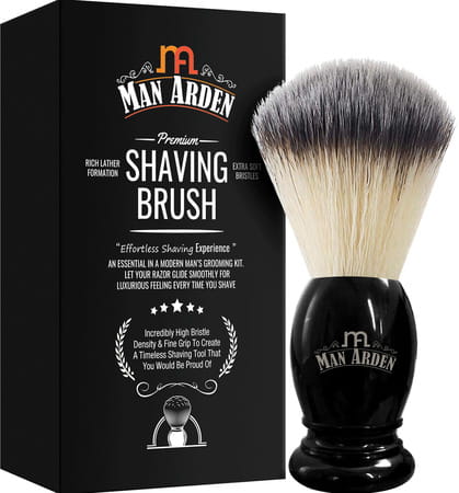 Man Arden Shaving Combo - After Shave Balm 100ml + Shaving Brush + Shaving Foam 200ml