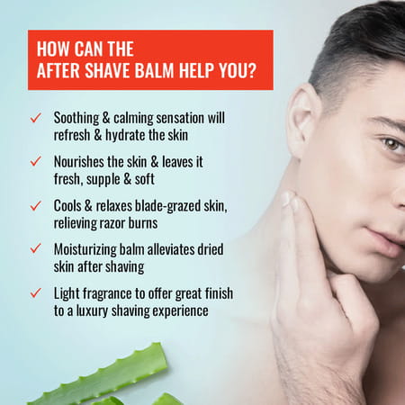 Man Arden Shaving Combo - After Shave Balm 100ml + Shaving Brush + Shaving Foam 200ml