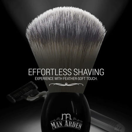 Man Arden Shaving Combo - After Shave Balm 100ml + Shaving Brush + Shaving Foam 200ml