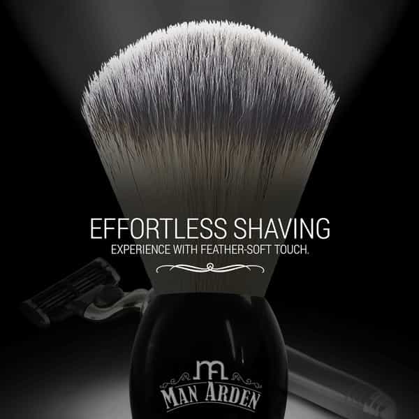 Man Arden Shaving Combo - After Shave Balm 100Ml + Shaving Brush + Shaving Foam 200Ml