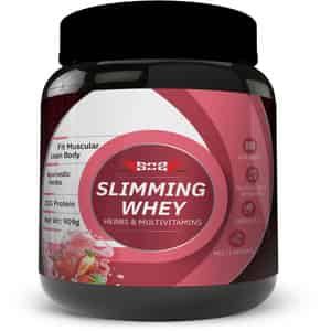 Sos Nutrition Slimming Women Whey Plant Protein Weight Loss Herbs Multivitamins Strawberry Shake