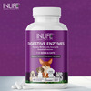Inlife Digestive Enzymes For Dogs Cats And Pets | 12 Natural & Essential Enzymes - 60 Veg Capsules