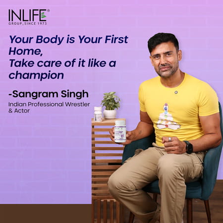Inlife Magnesium Glycinate 2000Mg Chelated Forte | Bisglycinate Form | Men & Women - 120 Tablets