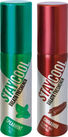 Staycool Breath Freshener Spray - Spearmint Cinnamon - Pack Of 2